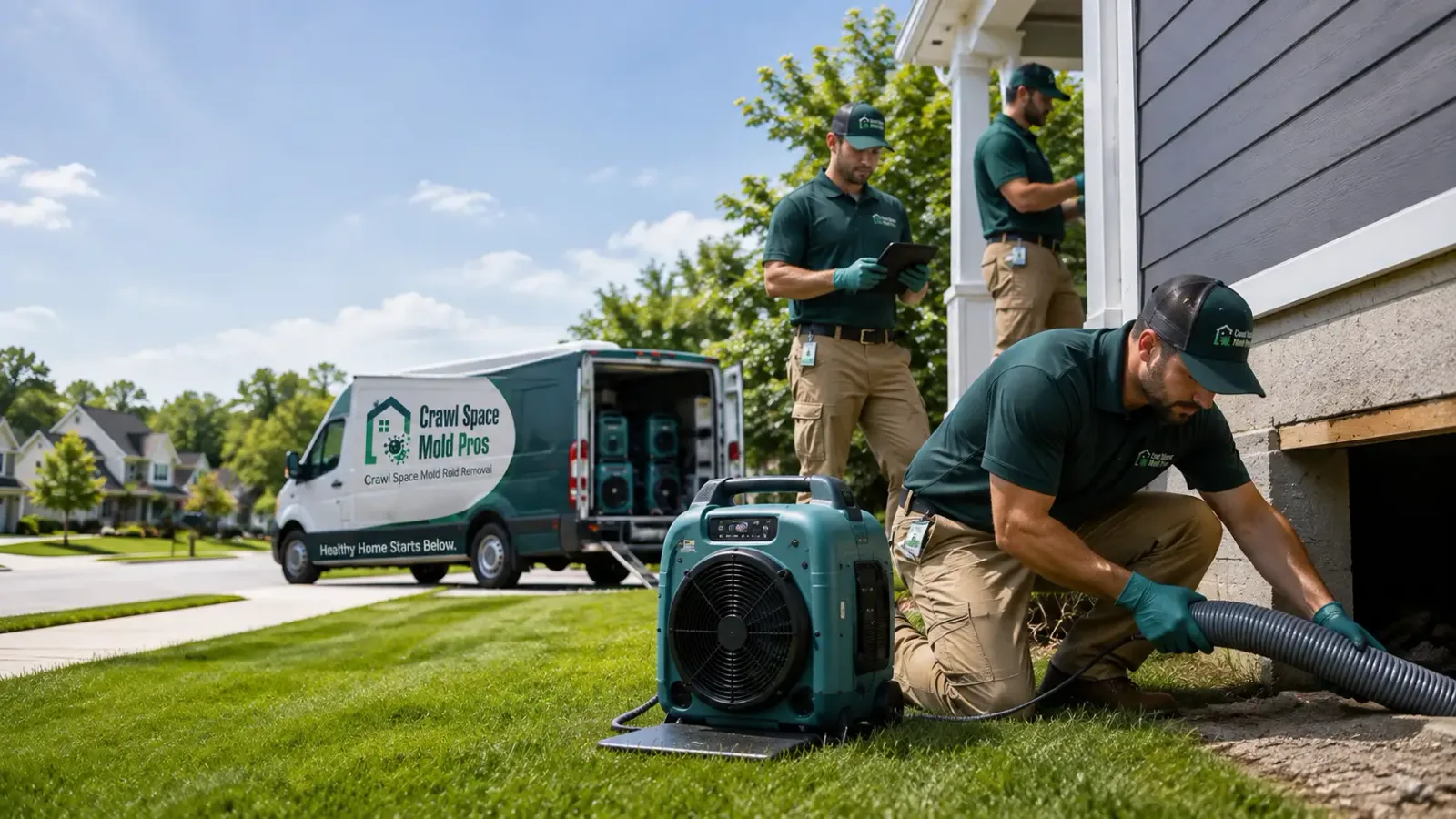Crawl Space Mold Removal in Represa, CA